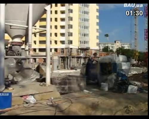 Теплоизоляция кровли паркинга монолитным пенобетоном Теплоизоляция кровли паркинга монолитным пенобетоном